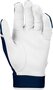 LS GENUINE NY - Louisville Slugger Genuine Batting Gloves Navy YS T/M XXL