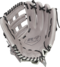 Rawlings R9 Softball 12" Infield Glove Gray/Black RHT