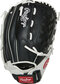 Rawlings Shut Out Softball 12" All-Round Glove Black/White RHT