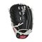 Rawlings Shut Out Softball 12.5" Outfield/Pitcher Glove Black/White LHT