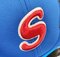 Spikes HC2 3D - Champro Flex cap Royal Met 3D geborduurd logo
