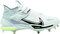 Nike Trout 8 White High Metal Cleats