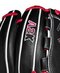 Wilson A2K Fall 2024 B23 12&rdquo; Pitcher Glove Black/Red RHT
