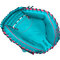 Wilson A2000 Fall 2024 CM33 33" Catcher Glove Black/Teal/Pink RHT