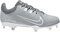 Nike Hyperdiamond 4 Grey Metal Cleats