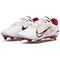 Nike Hyperdiamond 4 White/Scarlet Metal Cleats