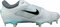 Nike Hyperdiamond 4 White/Teal Metal Cleats