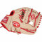 Rawlings Sure Catch Jeremy Pe&ntilde;a 9.5" Youth Glove Tan/Red RHT