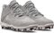 Under Armour Harper 8 Pro Grey High Rubber Cleats Beeball