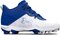 Under Armour Harper 8 Pro Royal/White High Rubber Cleats