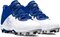 Under Armour Harper 8 Pro Royal/White High Rubber Cleats Beeball