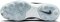 Nike Huarache Elite 4 Low White/Black Metal Cleats