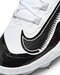 Nike Huarache Elite 4 Low White/Black Metal Cleats