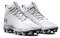 Under Armour Spotlight 3 White High Rubber Cleats