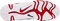 Nike Menace 3 White/Scarlet High Rubber Cleats