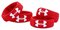 Under Armour 1" Wristbands 4-Pack Scarlet