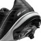 Nike Huarache Varsity 4 Black/Grey/White Metal Cleats