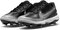 Nike Huarache Varsity 4 Black/Grey/White Metal Cleats