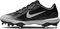 Nike Huarache Varsity 4 Black/Grey/White Metal Cleats