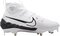 Nike Huarache NXT White/Black High Metal Cleats