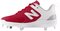 New Balance SMVELOR3 Scarlet/White Metal Cleats
