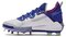 Under Armour Harper 8 Royal/Silver Metal Cleats