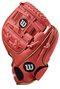 Wilson A200 9" Youth Glove Red/Gold RHT