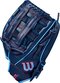 Wilson A500 12" Infield/Pitcher Glove Navy/Baby Blue RHT