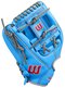 Wilson A500 11" Infield Glove Baby Blue/Grey LHT