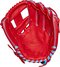Wilson A500 11.5" Infield Glove Red/Baby Blue RHT
