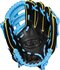 Wilson A500 10.5" Infield Glove Black/Baby Blue/Yellow RHT