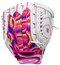 Wilson A440 11" Youth Infield Glove White/Pink/Tie-Dye RHT