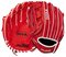 Wilson A450 11" Youth Infield Glove Red/White LHT