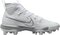 Nike Huarache NXT White/Grey High Rubber Cleats