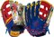 Rawlings Heart of the Hide 12.75" Outfield Glove Royal/Scarlet Comic LHT