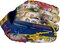 Rawlings Heart of the Hide 12.75" Outfield Glove Royal/Scarlet Comic LHT