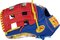 Rawlings Heart of the Hide 12.75" Outfield Glove Royal/Scarlet Comic LHT