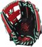 Rawlings Heart of the Hide 11.5" Infield Glove Scarlet/Black/Mint RHT