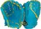 Rawlings Heart of the Hide 12" Pitcher Glove Teal/Yellow RHT