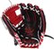 Rawlings Heart of the Hide 11.5" Infield Glove Black/Red/White Casino RHT