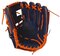 SSK Pro Custom 11.5" Infield Glove Navy/Orange RHT