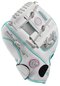 Wilson A200 10" Youth Glove Silver/White/Teal LHT
