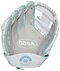 Wilson A200 10" Youth Glove Silver/White/Teal LHT