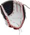 Easton Professional Collection Softball Color Splash 12" All-Round Glove White/Navy/Red RHT