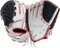 Easton Professional Collection Softball Color Splash 12.5" All-Round Glove White/Navy/Red LHT