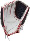 Easton Professional Collection Softball Color Splash 12.5" All-Round Glove White/Navy/Red LHT