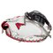 Easton Professional Collection Softball Color Splash 34" Catcher Glove White/Navy/Red RHT