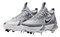 Nike Trout 9 Elite Grey Metal Cleats