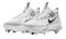 Nike Trout 9 Elite White Metal Cleats
