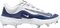 Nike Huarache Elite 4 White/Navy Metal Cleats